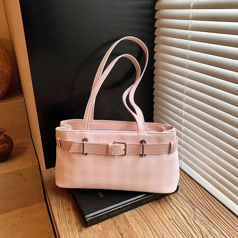 

Korean Niche Underarm Bag Women's 2025 Summer New Trendy Fashion Tote Bag Simple Large-capacity Commuter Bag