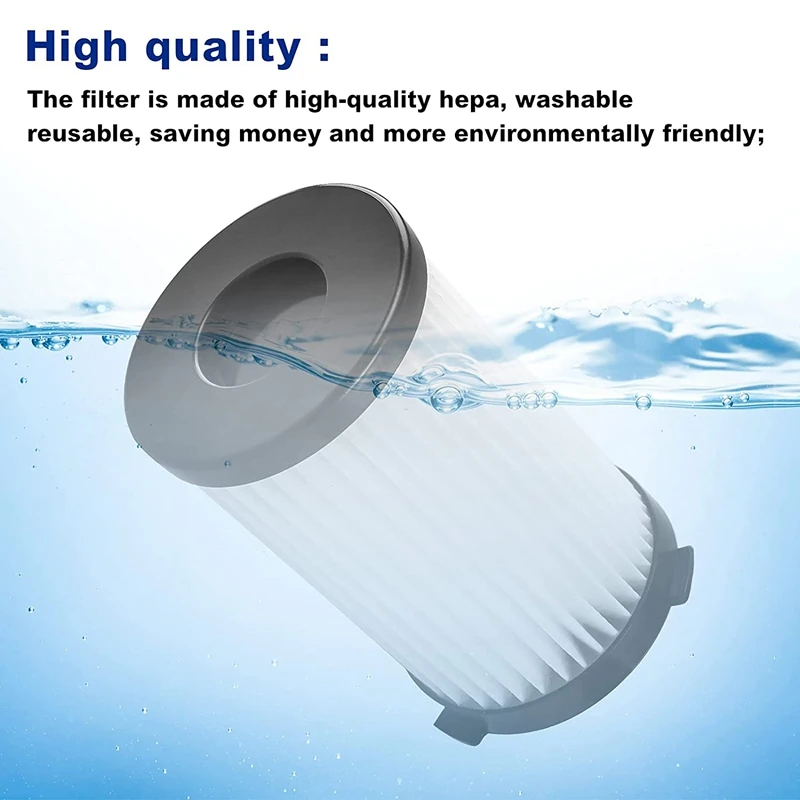 Top Verkauf Ersatz Filter Für MOOSOO D600 Und Ariete Handyforce Staubsauger RBT 2761 RBT 2759 Umfasst 8 Filter + 8 schaum Filter