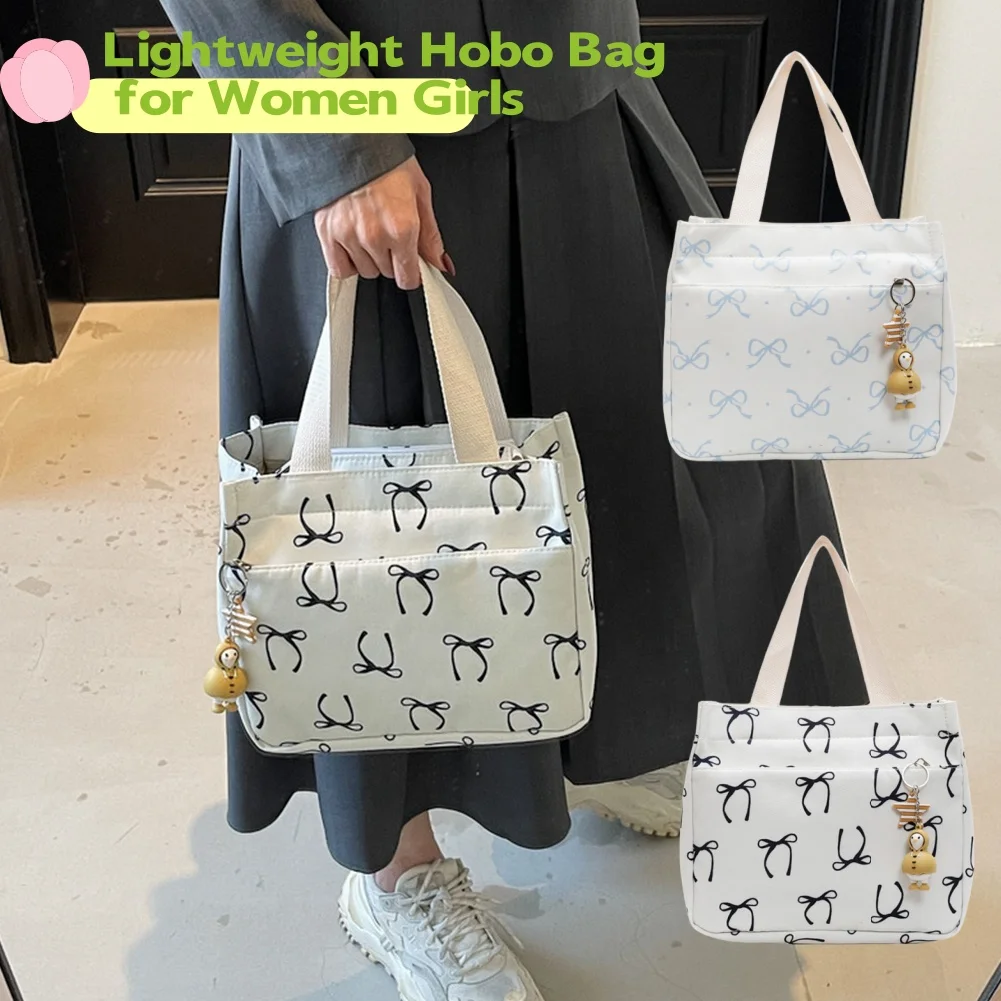 حقيبة غداء من القماش مع مقبض عازل للحرارة صندوق غداء تخزين حقيبة يد عادية القوس طباعة حمل حقيبة خفيفة الوزن المتشرد نزهة #2