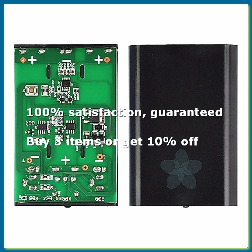 DC 5V 12V Mini UPS Dual Output Series Power Bank Battery Box with 3 18650 Welding Free Battery Case DIY