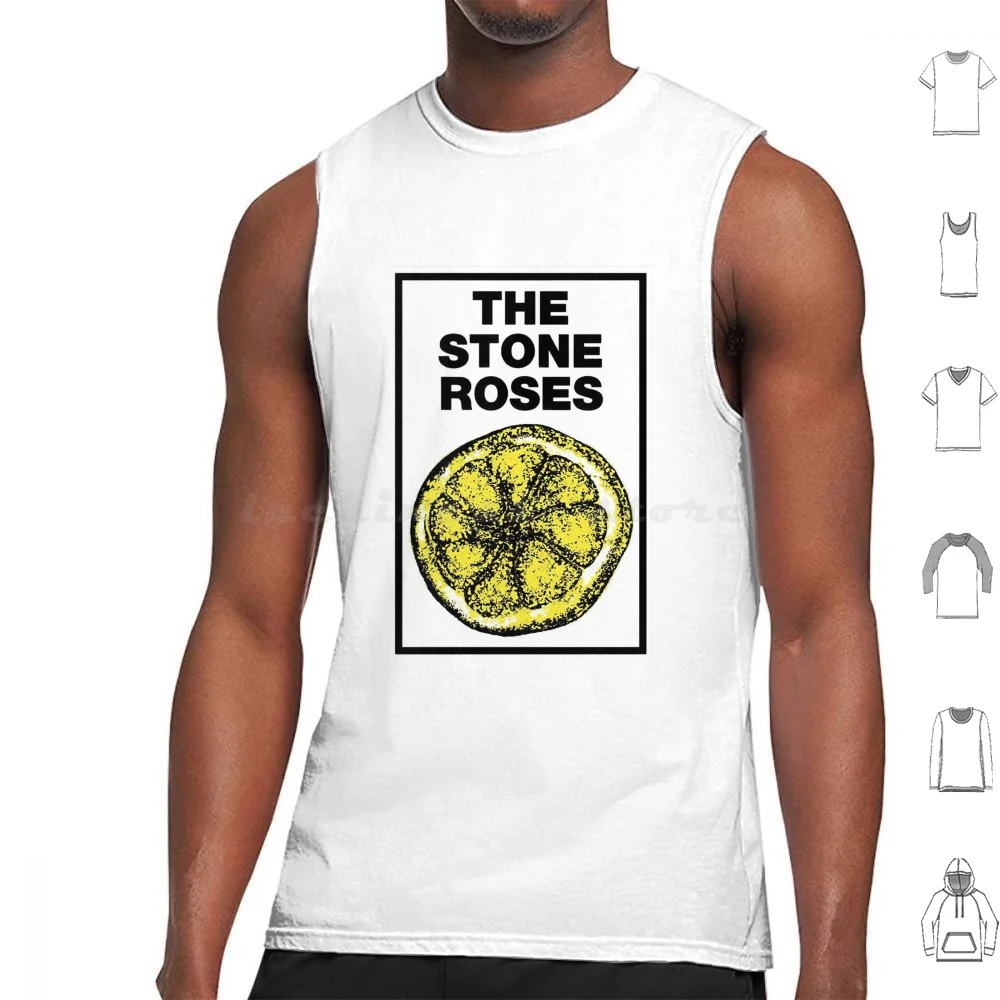 The Stone Roses Lemon Tank Tops Vest Sleeveless The Stone Roses Stone Roses The Stone Roses Galaxy Stone Madchester