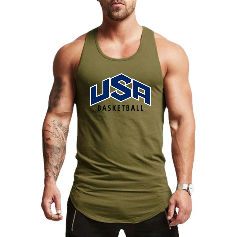 

Mens Bodybuilding Muscle Slim Training Sleeveless Vest Sports Clothing Gym Workout Tank Top Fitness Cool Casual Fashion Singlets