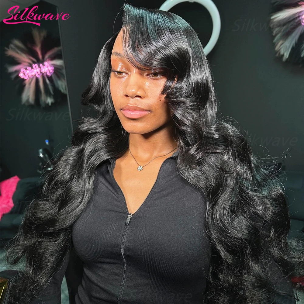 

Парик из натуральных волос с HD-кружевом 13x6, 250 плотности, 40 дюймов, волнистый, с фронтальной частью 13x4, для чернокожих женщин, предварительно выщипанный, бразильский