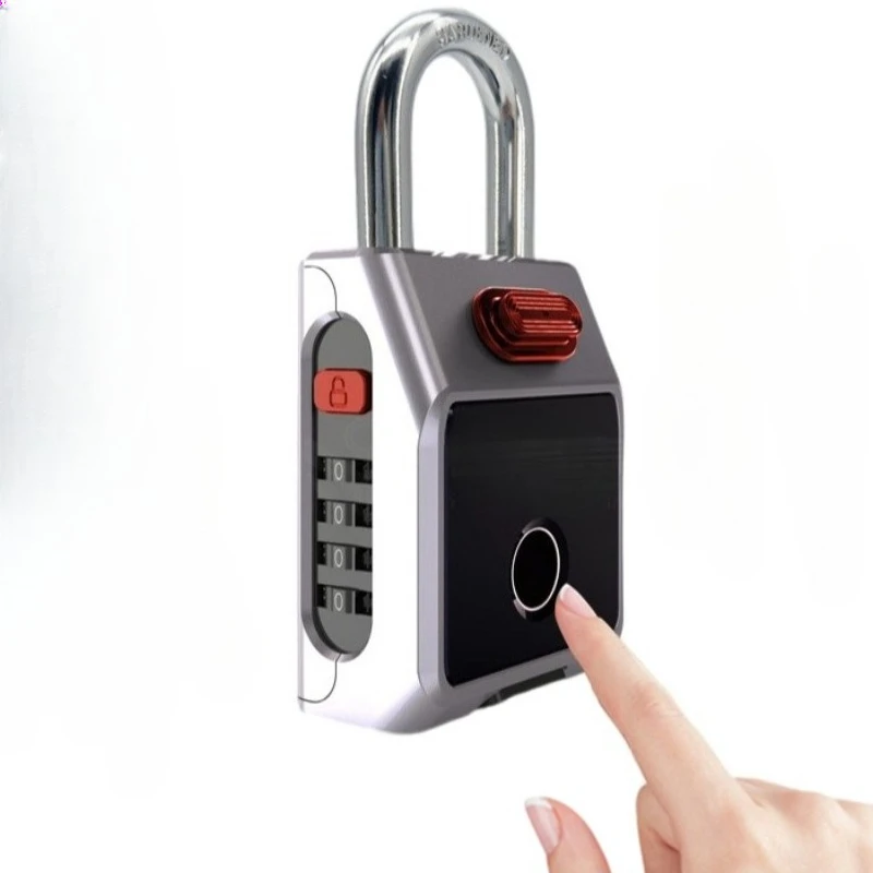 Tuya Smart Password Padlock Fingerprint Code UKey IP65 Waterproof Electronic Door Lock