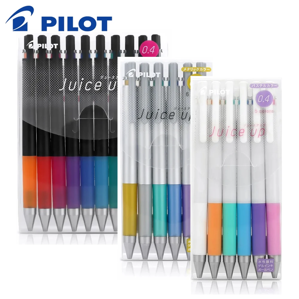 6/10pcs Japan PLOT Gel Pen Set JUICE UP 0.4mm Quick Drying Pen LJP-20S4 Smooth Writing Color Cute School Office Accessories