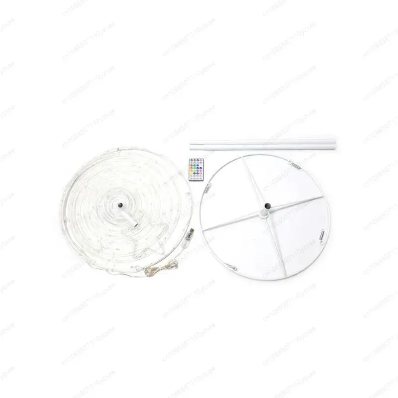 

Spiral Christmas Tree with Addressable RGB Lights, Foldable Modern Holiday Decor for Home