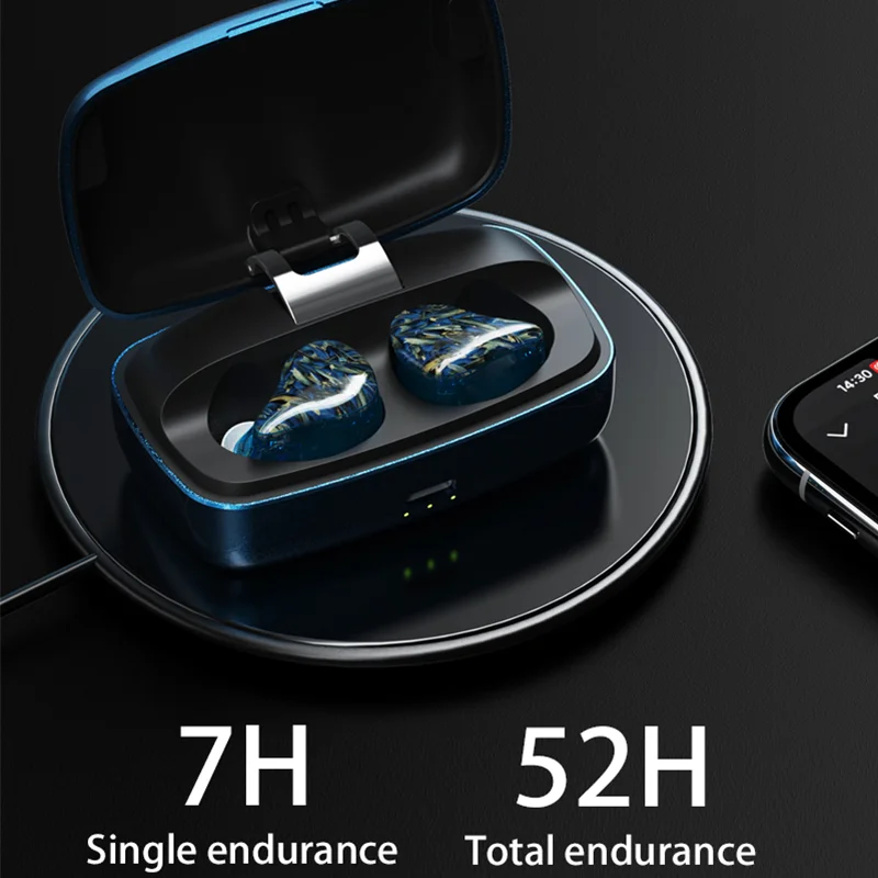 EPZ S350T Pro ワイヤレスイヤホン Bluetooth 5.2 IPX7防水