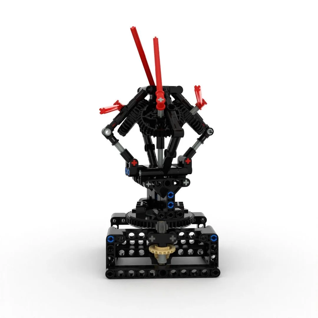 4244 Little Engineer Domestic Building Block Robot Gear Machinery Technology Assembly Carousel Mechanism Teaching Tool Set