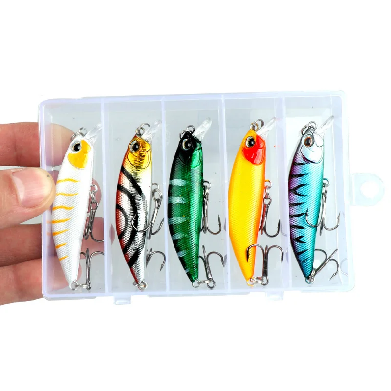 5 ألوان محاصر 7 سنتيمتر 8 جرام أسماك المغمورة طويلة الصب إغراء الطعم الخاص لصيد الأسماك في المياه العذبة البحرية لأسماك اليوسفي والبحر ب #6