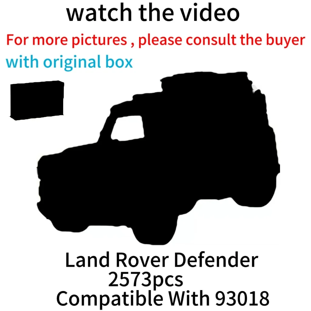 With Original Box Car Defender Guardian Off-road Vehicle Building Blocks Model Technical 42110 Toys Bricks For Boys Gifts