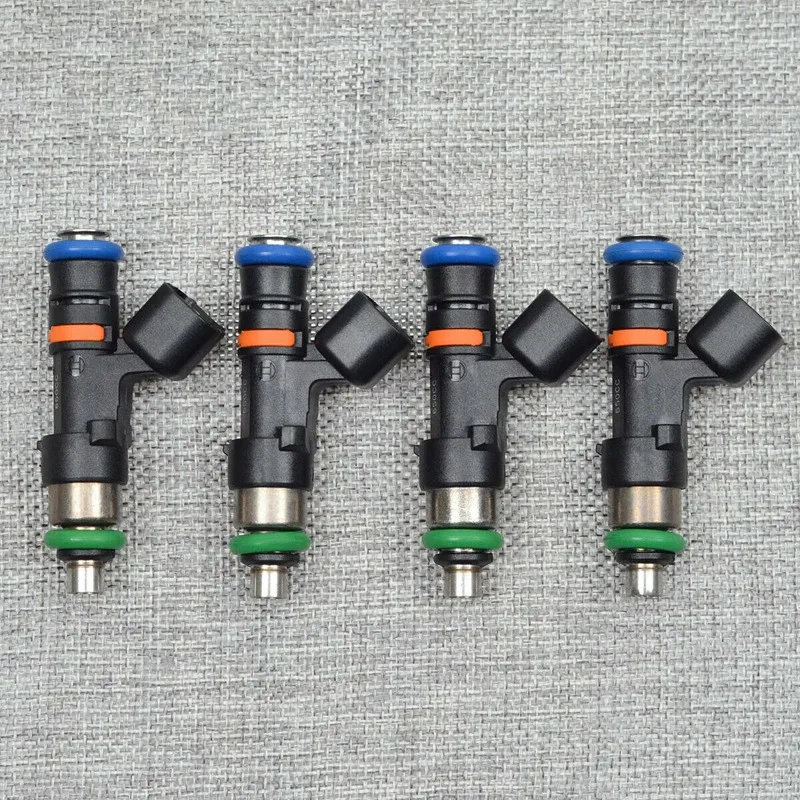 Fuel Injectors 60Lb 630Cc with Converter for 1.8T Turbo Audi-A4 TT Golf Jetta Acura EV14 0280158117 0280158298