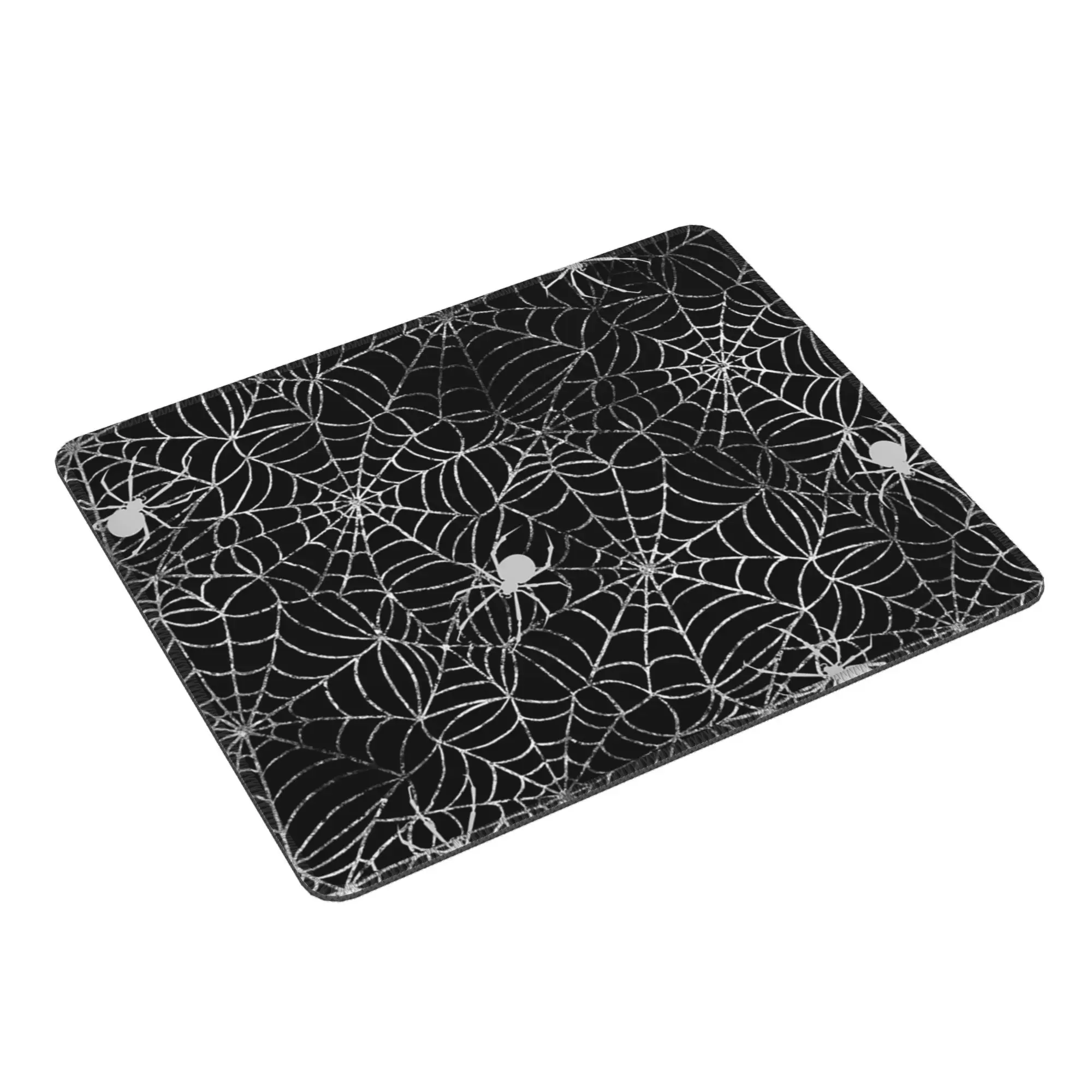 Halloween Spider And Cobweb Mouse Pad Computer Keyboard Mouse Mat Gamer PC Laptop Desk Mat Office Accessories Table Mats