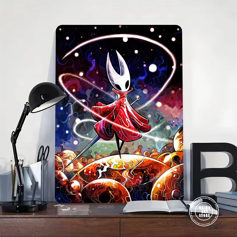 Hornet From Hollow Knight Metal Poster Perfect Gift for Fans Lovers Personalized Wall Art Metal Sign for Vintage Decor Room Home