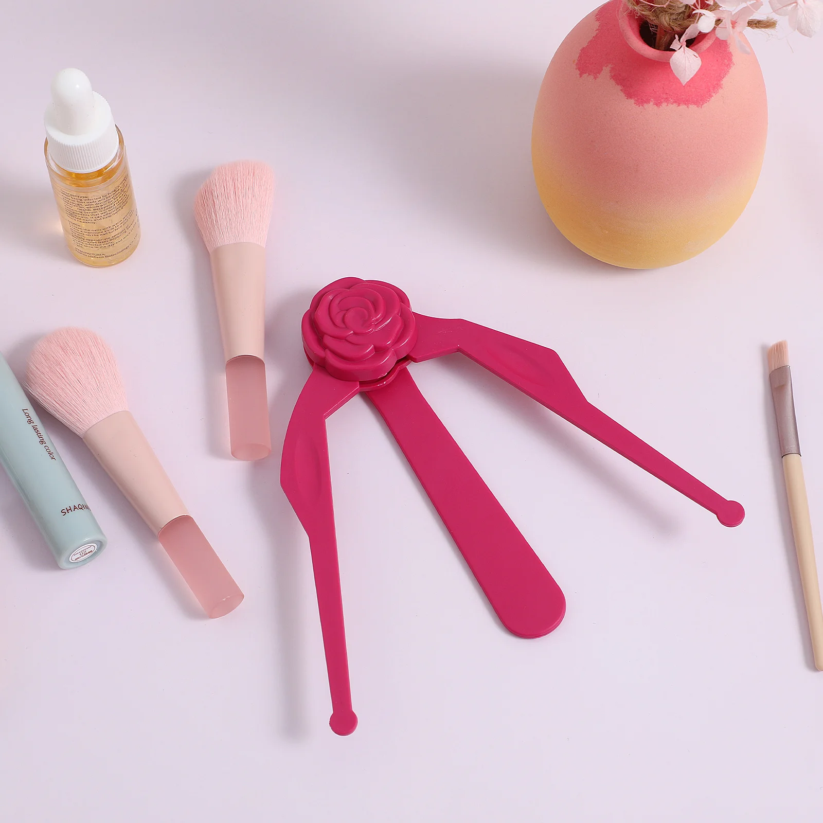 1pc Reusable Eyebrow Stencils Adjustable Handheld Design Easy Precise Tracing Natural Beauty Makeup Tools For Diy