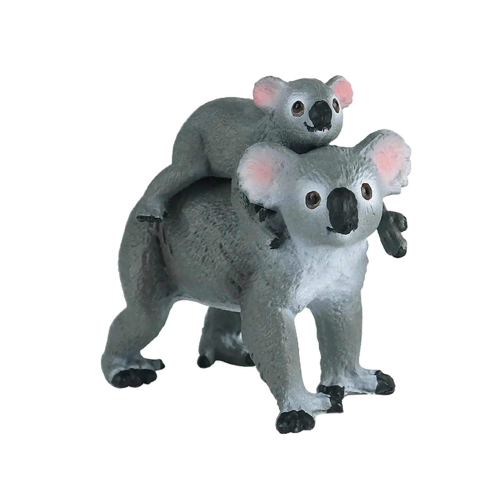 Simulation Koala Playset Miniature Forest Animal Figures Toy for Cognitive Toy