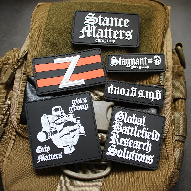 Патчи Saint George Z, тактические нашивки из ПВХ, военные нашивки GBRS Group, значок на руку, рюкзак