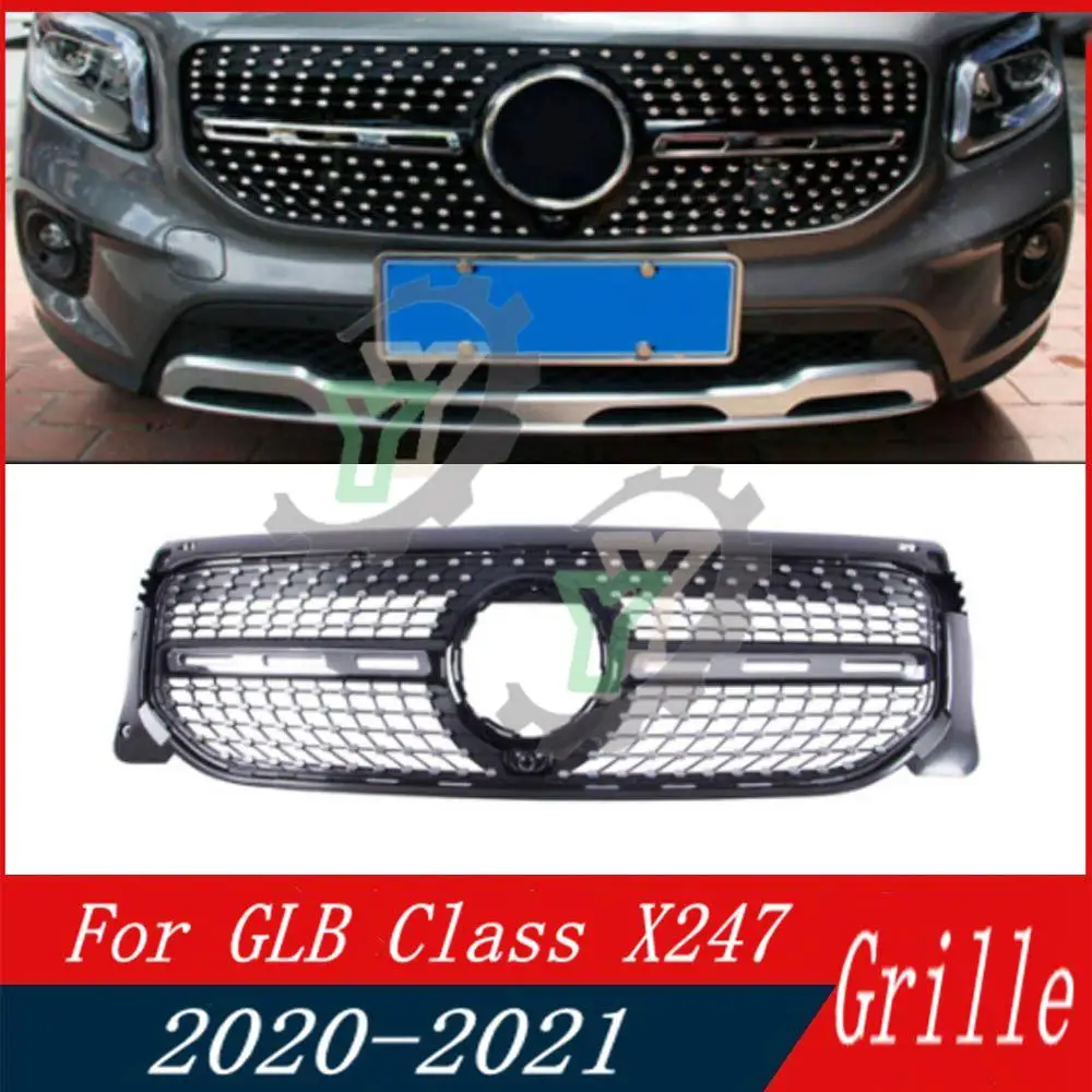 

Front Bumper Grille Centre Panel Styling Upper Grill For Mercedes-Benz GLB-Class X247 W247 GLB200 GLB180 GLB220 2019 2020 2022