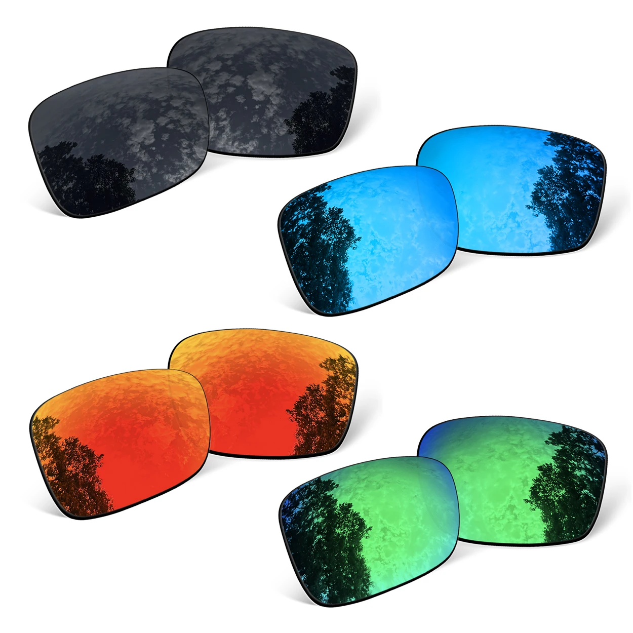 

Polarized & Tinted Replacement Lenses for Oakley Turbine OO9263 Sunglasses