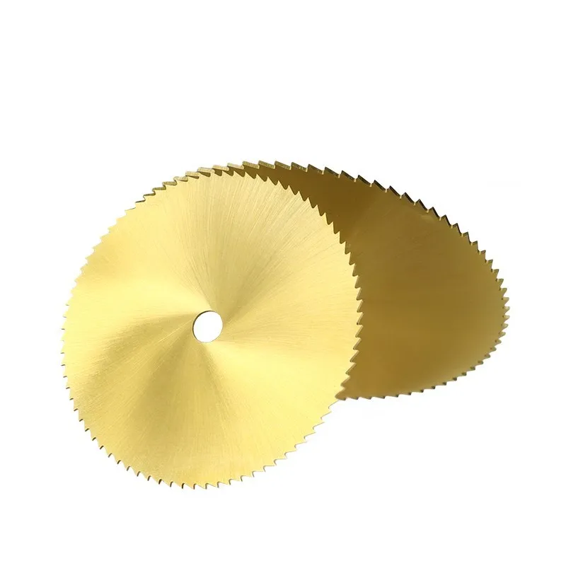 XCAN HSS M2 Saw Blade 60/80mm 72T Titanium Coated Mini Saw Cutter for Rotary Tools Wood Metal Cutting Disc Circular Saw Blade