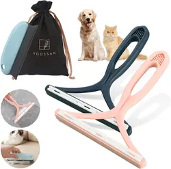 Silicone Double Sided Pet Hair Remover Lint Remover Portable Clothes Pet Hair Eliminator Easy Cleaning Manual Shaver Brushes