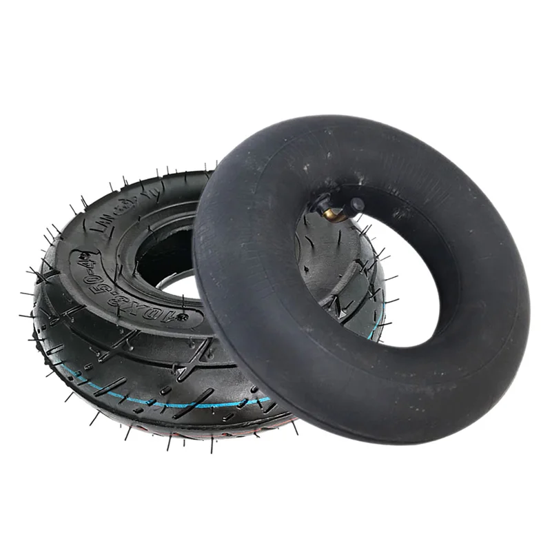 10x3.50-4 Tires Wheels 4 Inch Hub Rim +10x350-4 Tyre Inner Tube +Brake Disc +Sprocket Pump Fits ATV Quad electric scooter