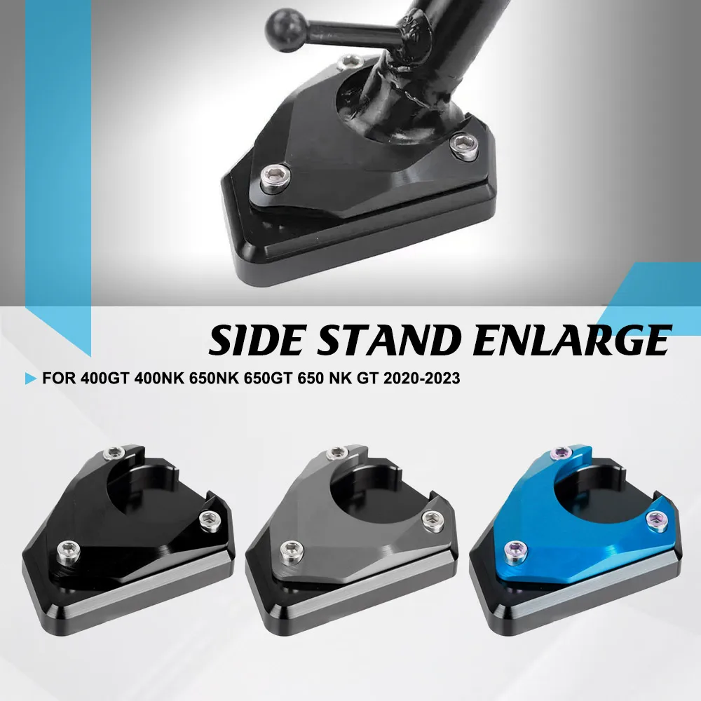 

For CFMOTO 400GT 400NK 650NK 650GT 650 NK GT 2020-2023 Motorcycle Accessories Side Stand Enlarge Plate Kickstand Support Plate