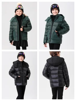 AP 2025 winter coat for kids outwear warm white duck down jacket 5