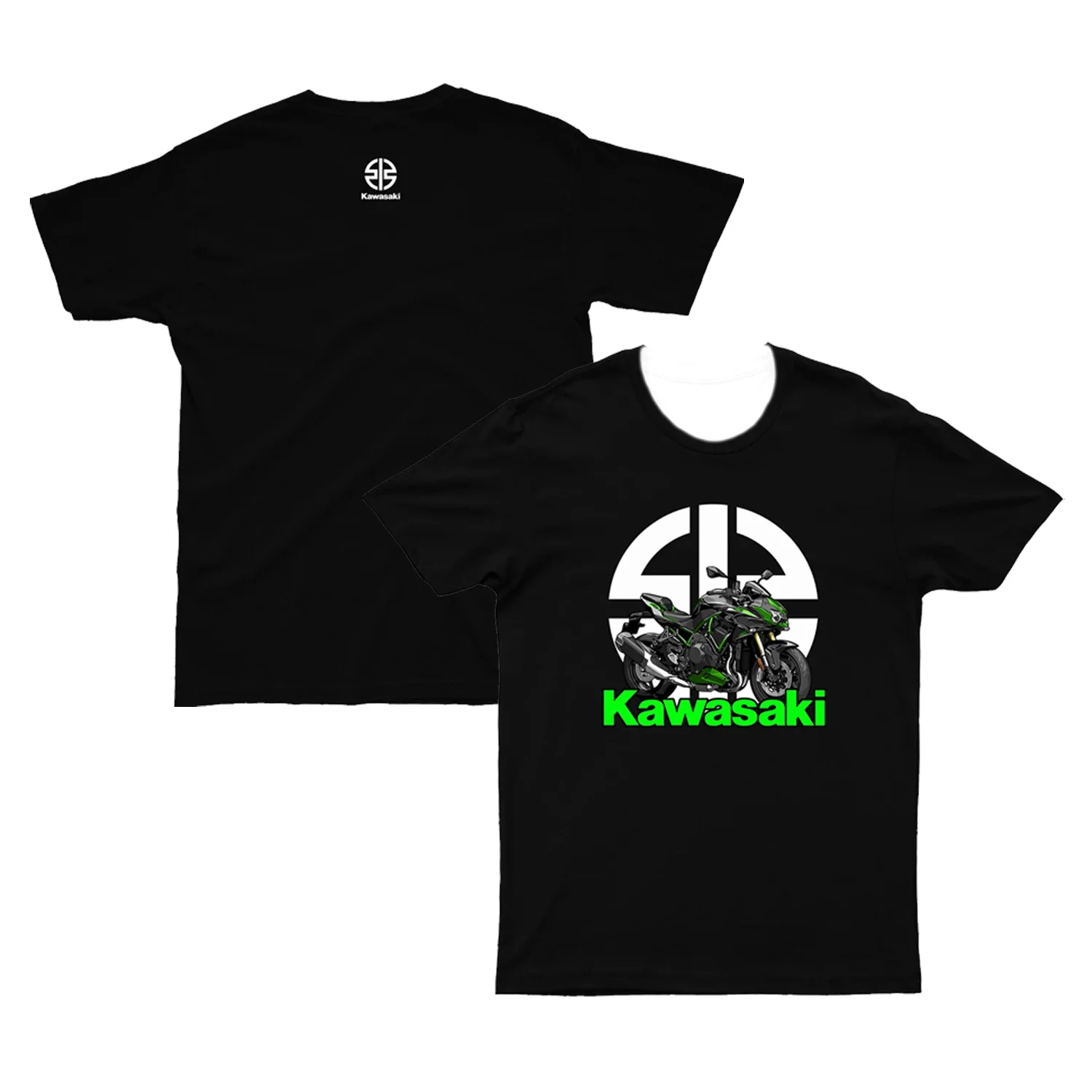 كاواساكي Z Sugomi تي شيرت أحدث دراجة خارجية الصيف الكلاسيكية تي شيرت الكبار فضفاض الرياضة على الطرق الوعرة دراجة نارية ارتداء 2025