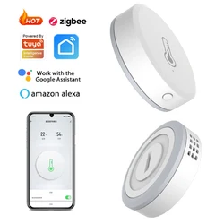 Tuya Smart ZigBee 3.0 sensore di temperatura e umidità Monitor remoto sicurezza scena intelligente con App Smart Life Alexa Google Home