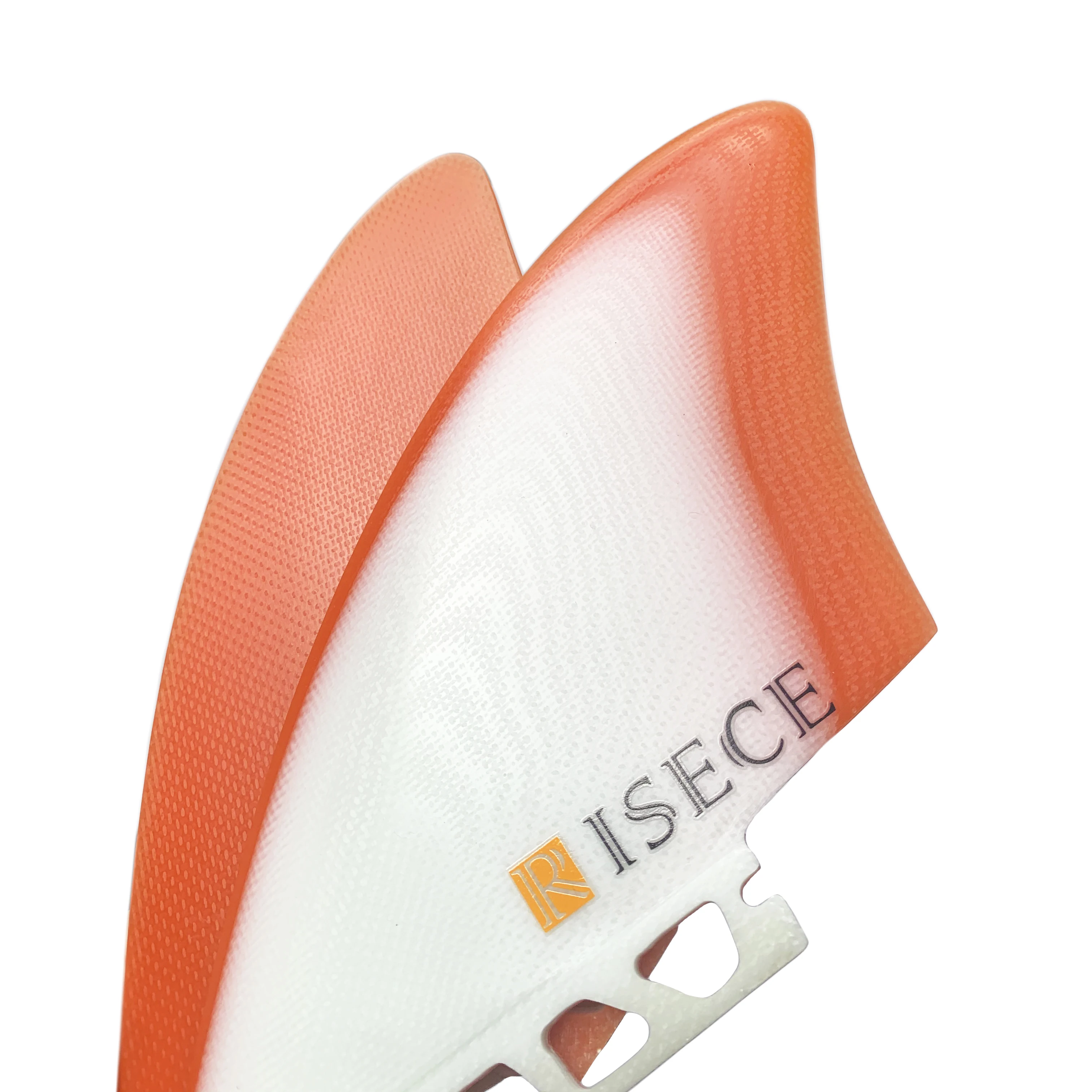 

RISECE Fiberglass Surfboard Fins GFK Fiberglass Twin Fins 2PCS/SET Single Tab Surfing Keel Fin