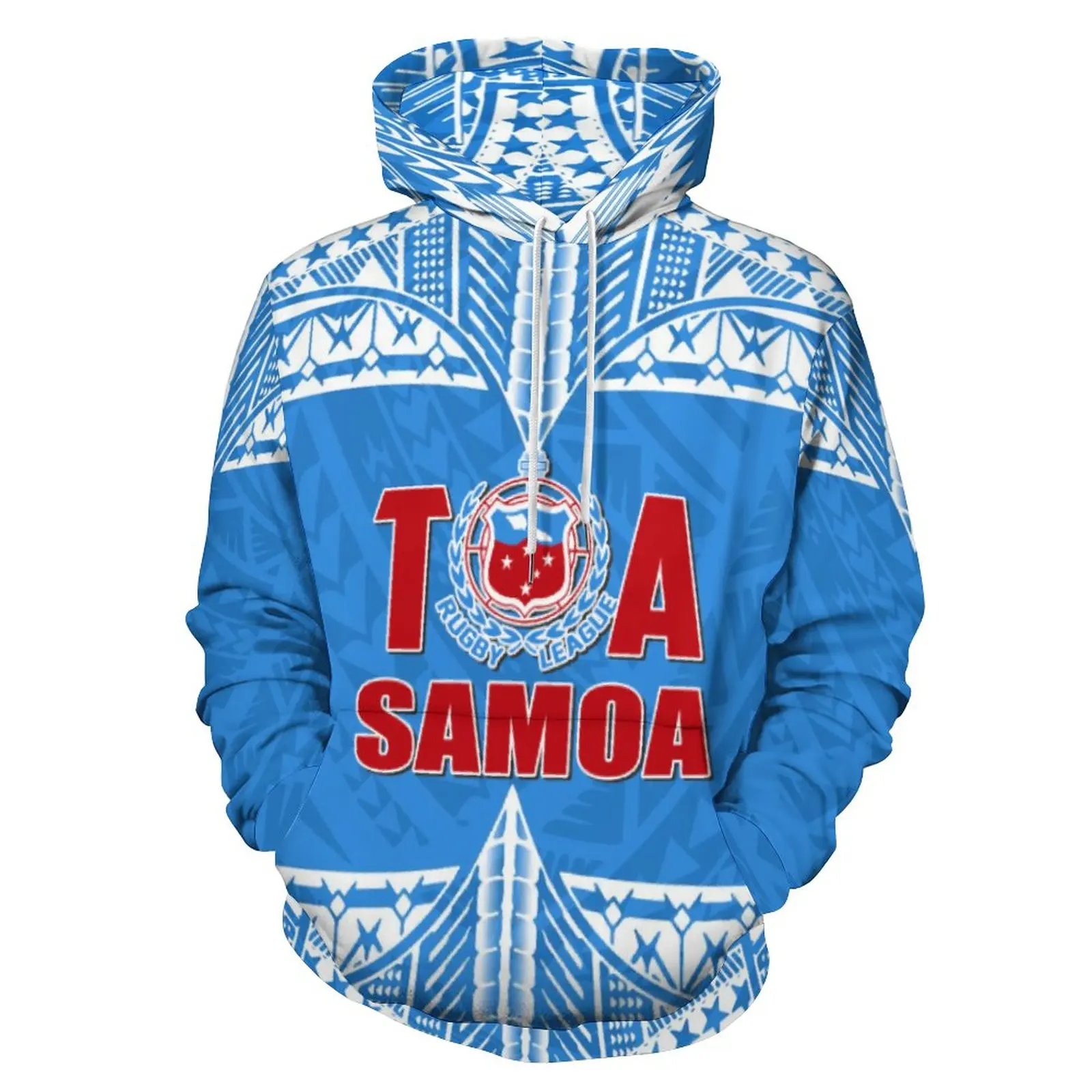 Toa Samoa Tribal Fashion Sweatshirts Harajuku Hoodies Pacific Heritage Pullover Jacket Fall/Winter Men/Women Clothing Style