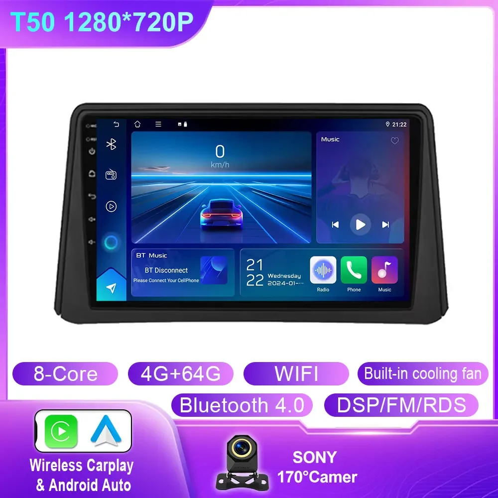 Android Auto Voor Opel Vauxhall Mokka 2012-2016 Voor Buick Encore 2013-2019 Auto Radio Multimedia Speler camera Navigatie WIFI