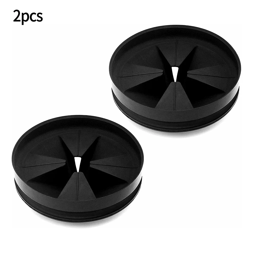 2pcs Garbage Stopper Ring Cover For Insinkerator Garbage Disposal Splash Guard Sink Baffle Reduce Disposer Noise Tool