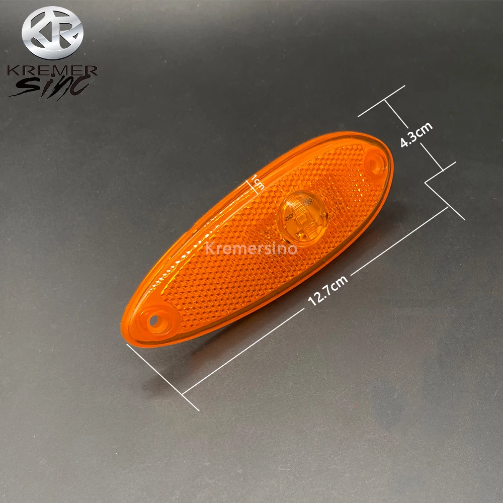 ضوء إشارة الانعطاف الجانبي مع 7 قطع لمبات LED للشاحنة 12 فولت 24 فولت #3