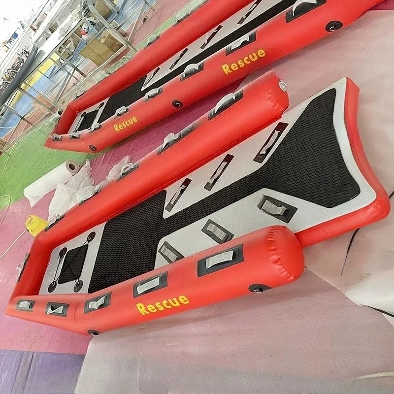 Multiplayer Lifeguard Inflatable Surf Rescue and Water Sports Platform Rescue Boat Sea Rescue Equipment