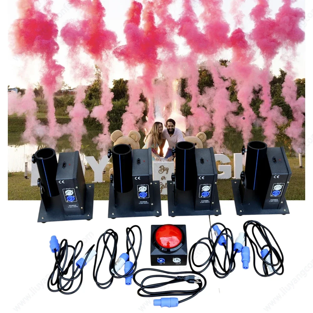 

Gender Reveal Electric Salute Confetti Cannon Launcher Paper Blaster Shooter Prop Machine Streamer Holi Stage Effect Wedding DJ