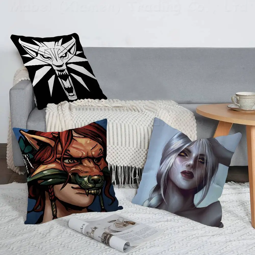 GAME The Witcher 3 Wild Hunt Cushion Cover 30x50 Polyester Sofa Cushions Decorative Throw Pillows Home Decoration Pillowcover