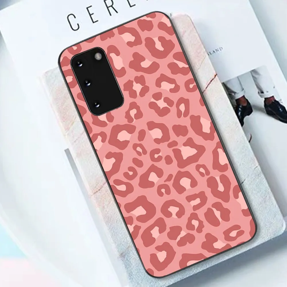 Leopard print Phone Case For Samsung S 9 10 20 21 22 23 30 23plus lite Ultra FE S10lite Fundas