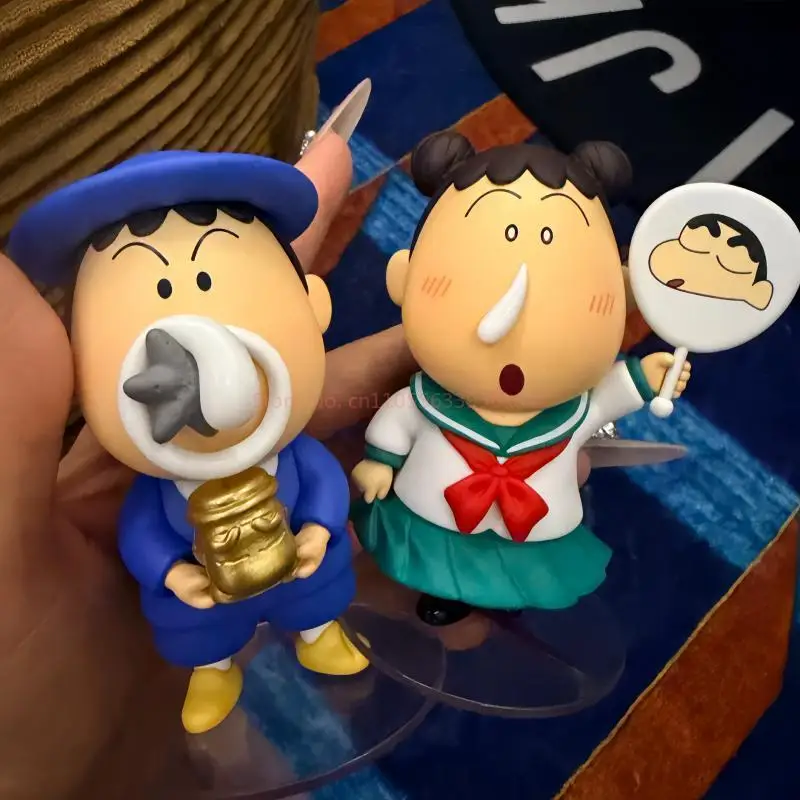 

TOPTOY Crayon Shinchan My Friend Bochan: Коллекционная фигурка-сюрприз, милая аниме-кукла, кавайное украшение для рабочего стола, модная игрушка-сюрприз, подарки