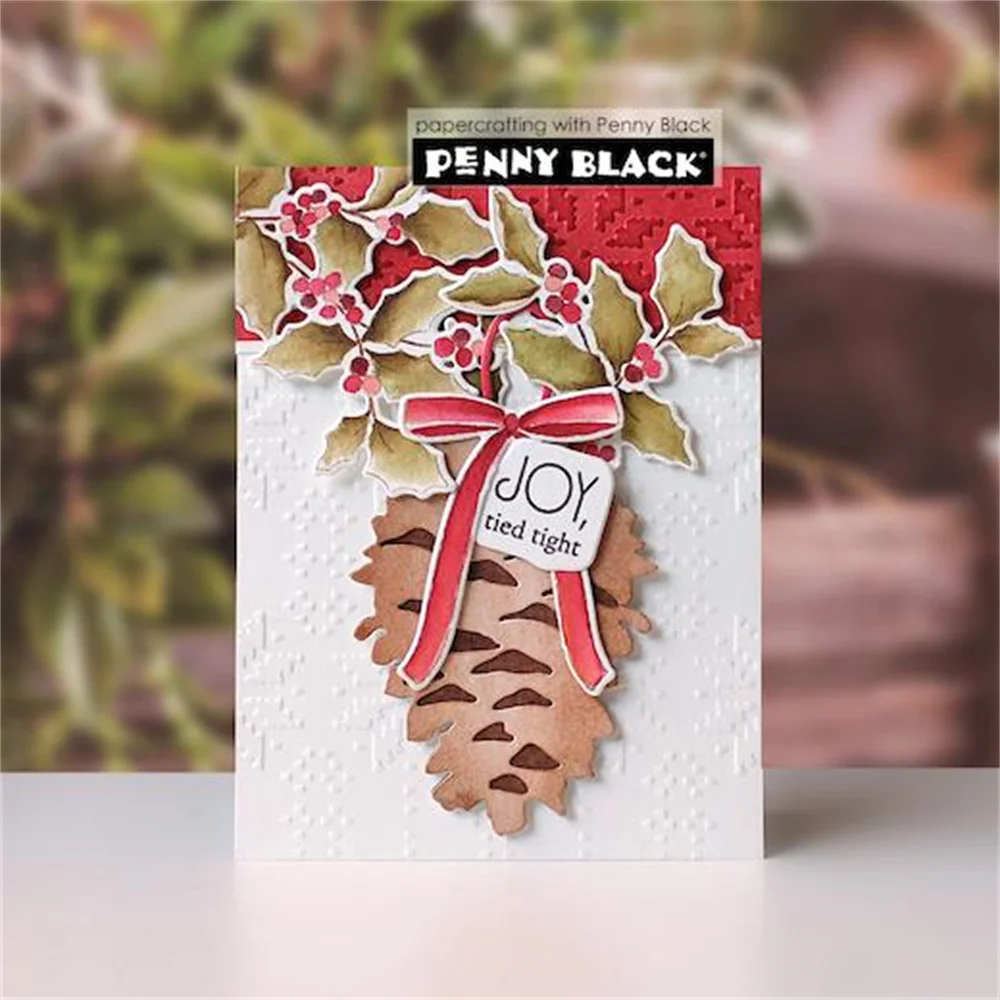 August 2026 New Penny Black Wings of Joy Fresh and Lovely Petals Metal Cutting Dies Stamp for DIY Scrapbook Handmade Photo Album view 5