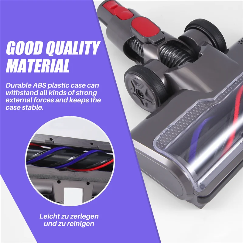 فرشاة A39M لدايسون V7 V8 V10 V11 V15 مكنسة كهربائية فرشاة كهربائية مع محرك مباشر رأس المحرك فرشاة التوربينات فرشاة الأرضية