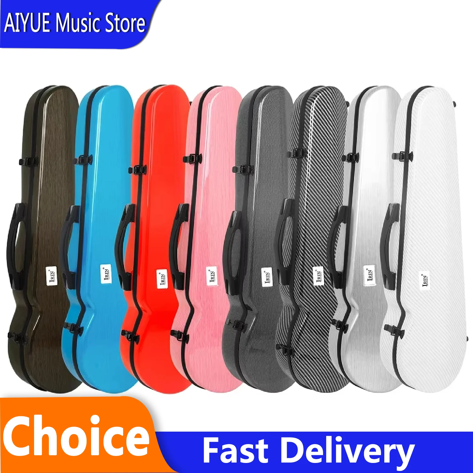 IRIN 4/4 Violine Fall Carbon Faser Violine Box Mit Hygrometer Rucksack Leichte Doppel Schulter Gurt Tasche Violine Teile