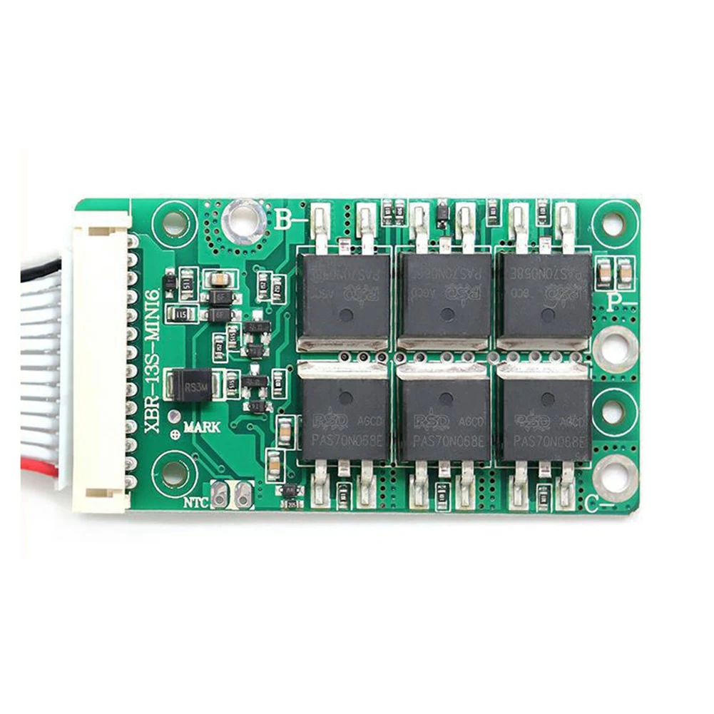 BMS 13S 48V Li- Lithium 18650 Battery Pack Balancer Charge Board Equalizer Common/Separate Port For Escooter