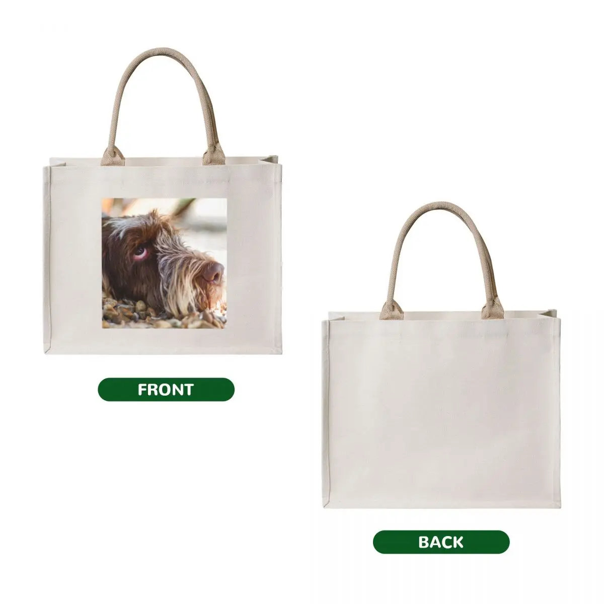 Looking up Spinone Tote Bag Canvas Canvas bag ecological bags Gift bags