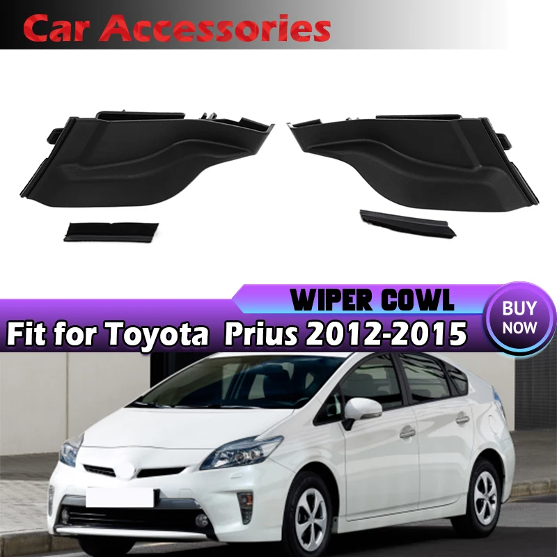 

Cowl Side Vent Cover Fender Cowl Side Seal Cover Cap Black Left Right 55084-47020 Fit For Toyota Prius 2010-2015