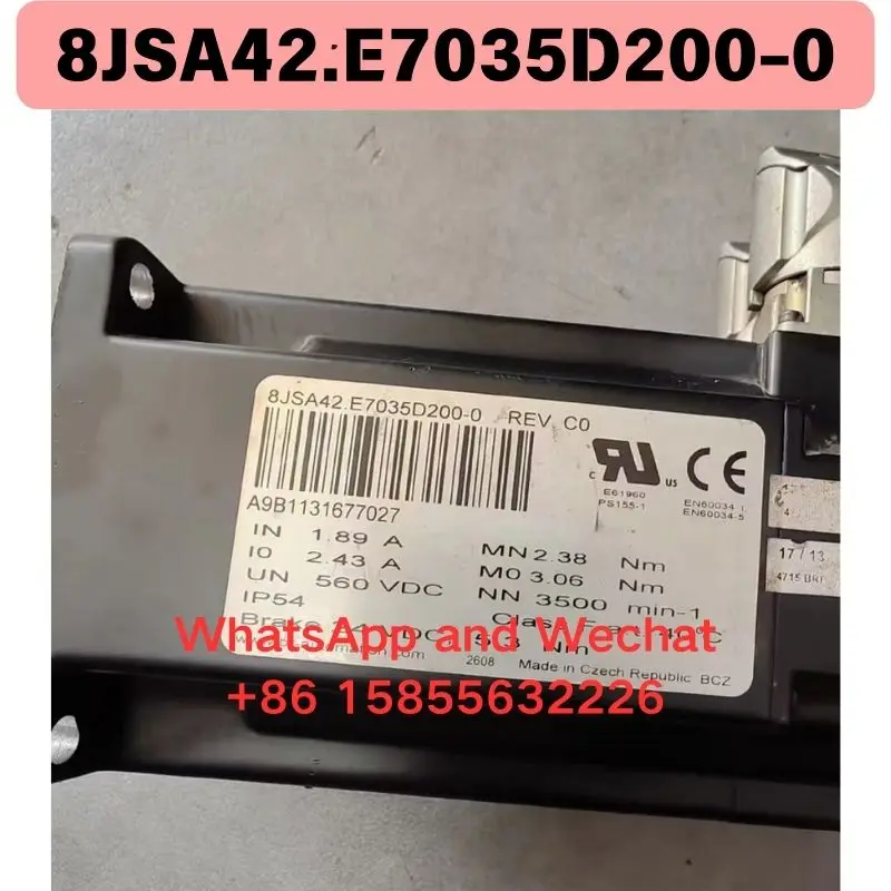 

Used electrical machinery 8JSA42.E7035D200-0 Functional test OK Fast delivery