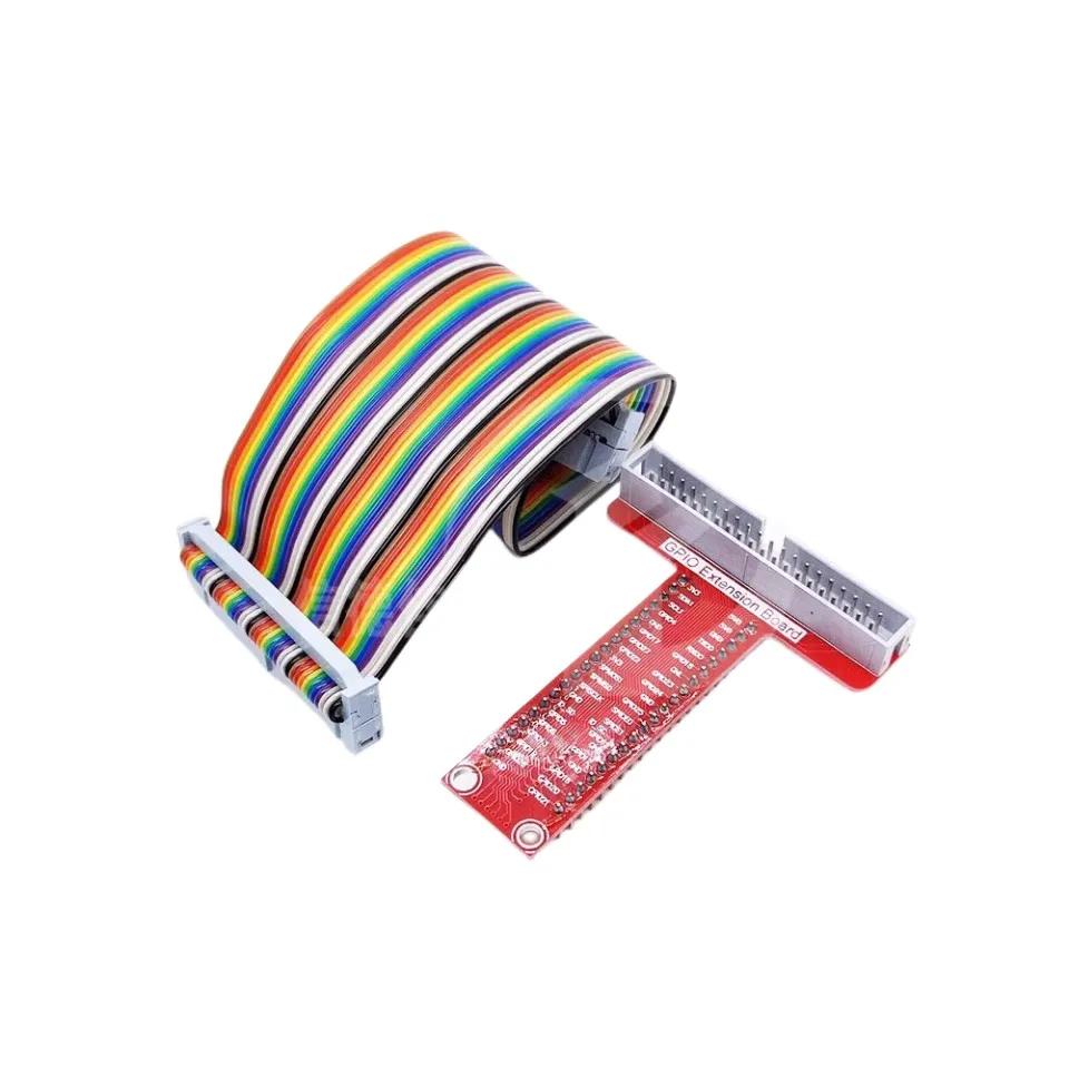 Compatible con Raspberry Pi B + accesorios especiales placa de expansión GPIO tipo T + Placa de desarrollo de cable plano 40P