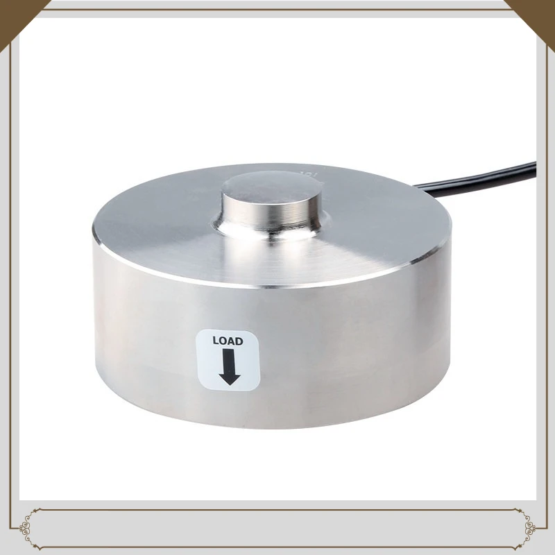 LCD800 circular plate type weighing sensor, disc type low cross-section 100kg-200t material tank, material bin, reaction kettle