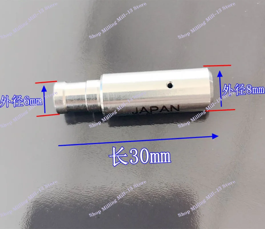 Imagem -03 - Wedm Ruby Eletrodo Tubo Guia Morre Diâmetro Cerâmico 0.1 Mm3.0 mm Edm Wire Cut Acessórios Máquina de Perfuração 6x8x30 mm 1pc