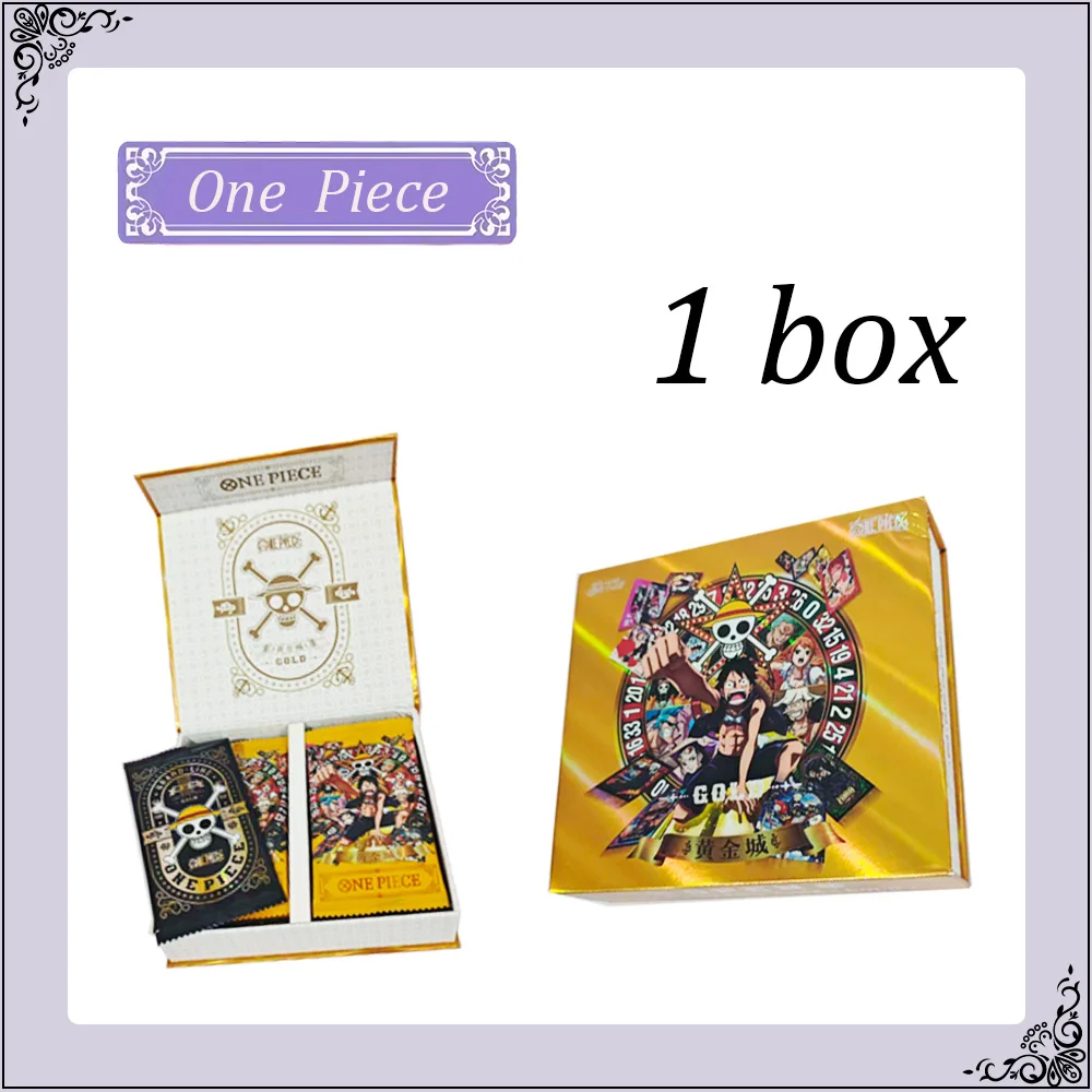 Left and Right Anime -Golden City One Piece Collection Card Anime Rare Classic Character Collection Card Girls Toys Game Gifts